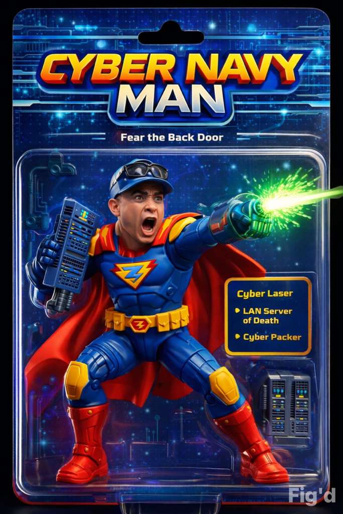 Cyber Navy Man